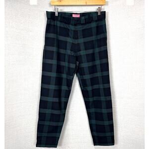 NWT- Castaway Ankle Capri Stretch Twill Pant Blackwatch Tartan Plaid Women sz 10